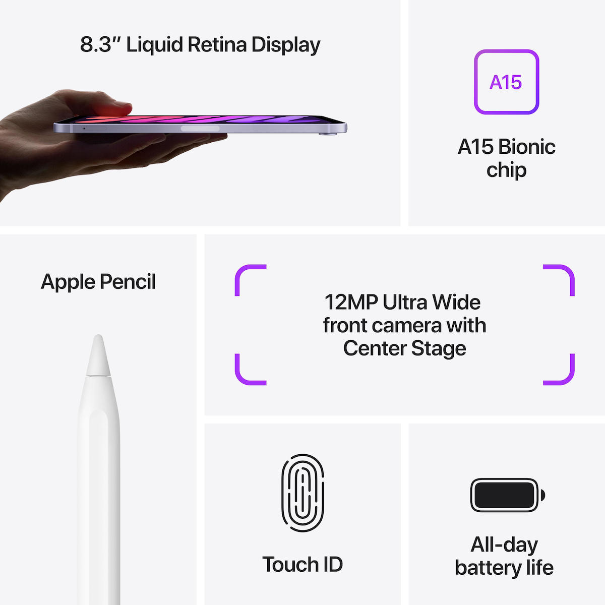 Apple iPad Mini 2021 8.3" - Image 7