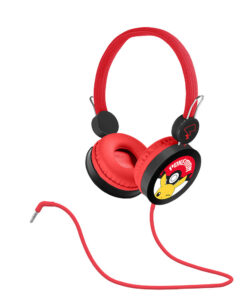 Celly Pokemon Pikachu Ενσύρματα Παιδικά Over Ear Ακουστικά Κόκκινα