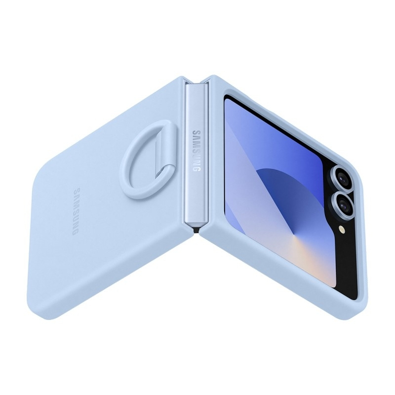 Samsung Back Cover Σιλικόνης Μπλε (Galaxy Z Flip6 / Z Flip7 FE) EF-PF741TLEGWW - Image 4