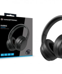 Conceptronic Bluetooth / 3.5mm / USB-C με 30 ώρες Λειτουργίας Μαύρα