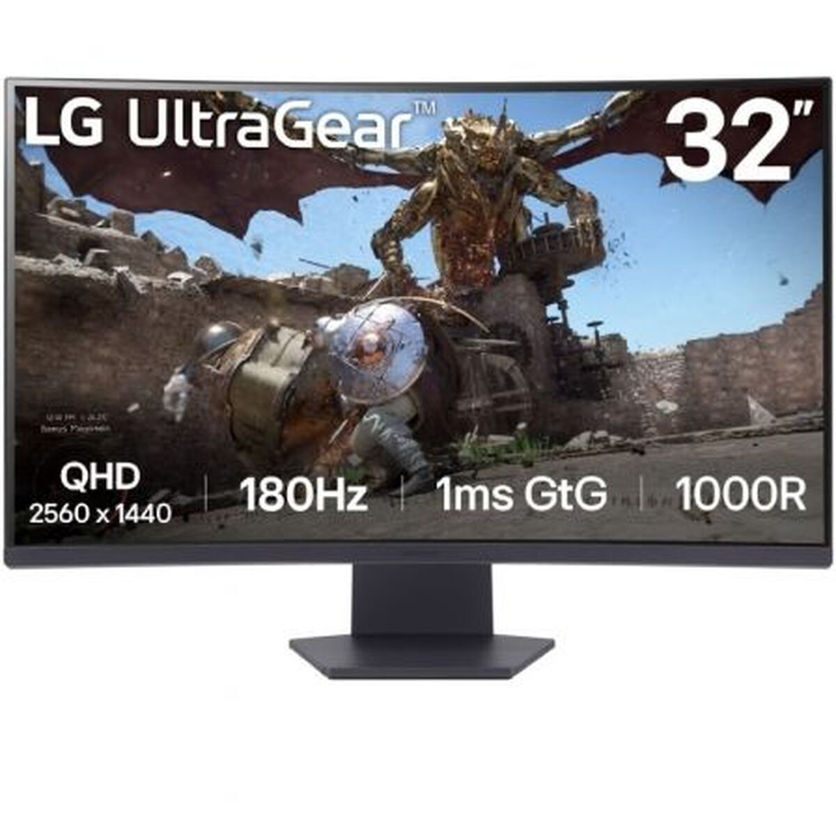 LG UltraGear 32GS60QC-B 31.5" VA HDR Curved QHD 2560x1440