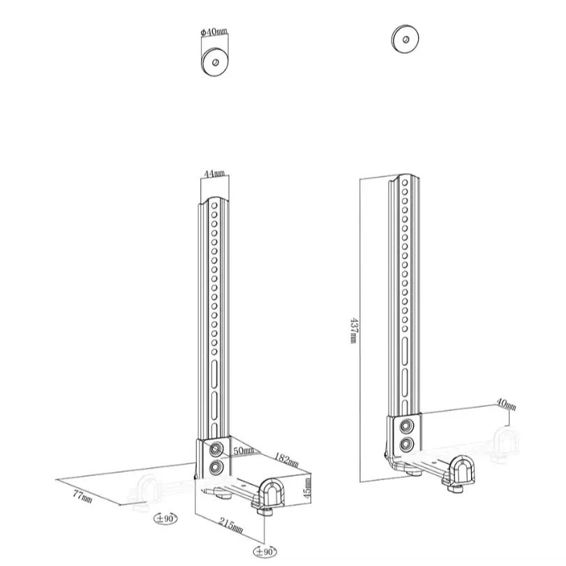 Βάση Soundbar Neomounts By Newstar Awl29-650bl1 Mounting Kit Universal Mount - Image 5