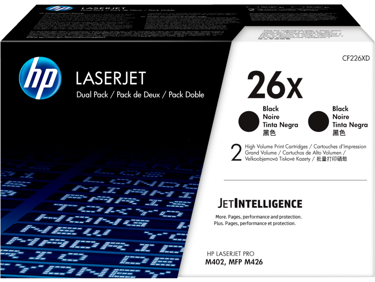 HP 26X Γνήσιο Multipack Toner Laser Εκτυπωτή Μαύρο High Yield 2τμχ (CF226XD) - Image 3