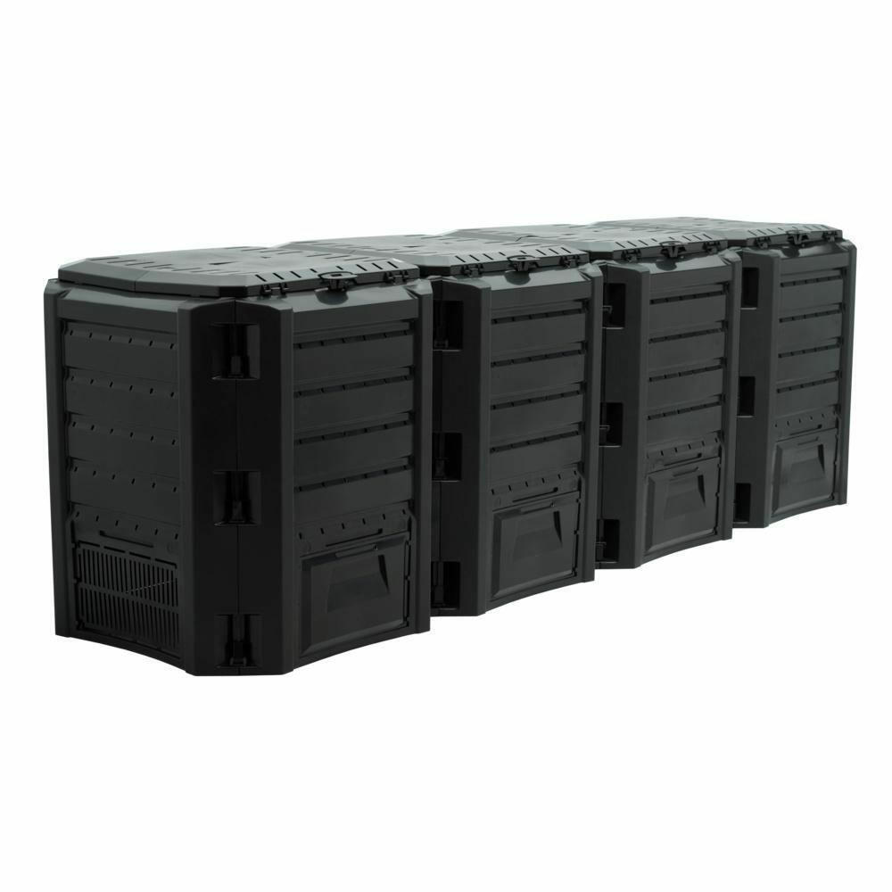 Composter Compogreen 1600 lt Πλαστικός Κομποστοποιητής Κλειστού Τύπου 1600lt 719x2610x826mm - Image 2