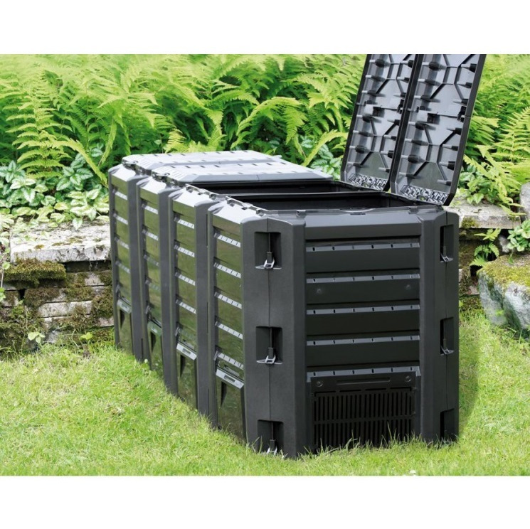 Composter Compogreen 1600 lt Πλαστικός Κομποστοποιητής Κλειστού Τύπου 1600lt 719x2610x826mm - Image 3