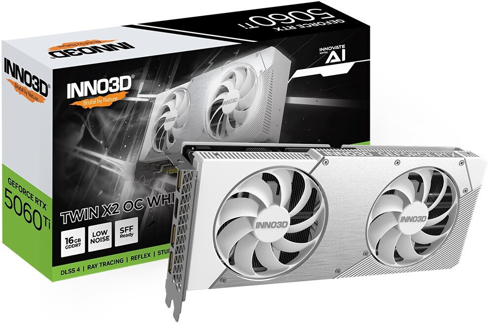 Inno 3D GeForce RTX 5060 Ti Twin X2 OC White