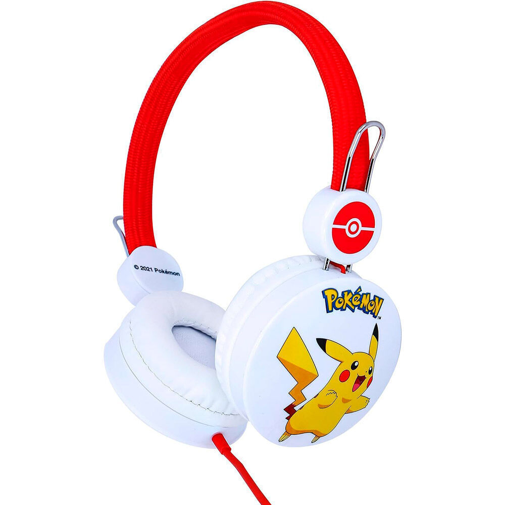 Celly Pokemon Pikachu Ενσύρματα Παιδικά On Ear Ακουστικά Κόκκινα