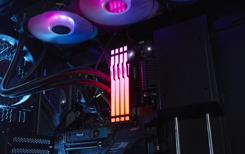 Kingston Fury Beast RGB DDR5 με Module 1x16GB και Ταχύτητα 5600 για Desktop KF556C40BBA-16 - Image 9
