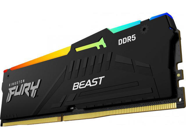 Kingston Fury Beast RGB DDR5 με Module 1x16GB και Ταχύτητα 5600 για Desktop KF556C40BBA-16 - Image 10