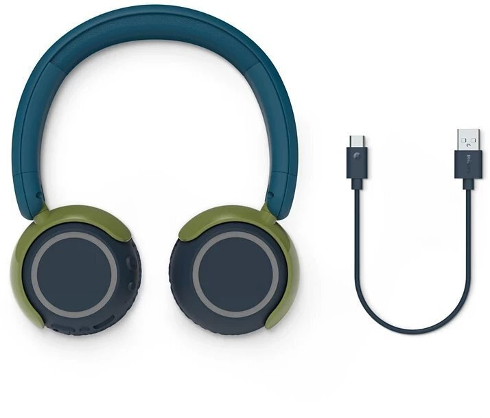 Philips TAK2000CT Ασύρματα / Ενσύρματα Παιδικά On Ear Ακουστικά με 2 ώρες Λειτουργίας Μπλε - Image 8