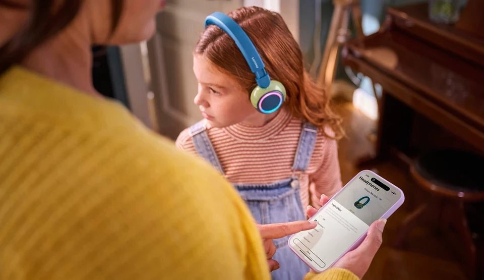 Philips TAK2000CT Ασύρματα / Ενσύρματα Παιδικά On Ear Ακουστικά με 2 ώρες Λειτουργίας Μπλε - Image 10