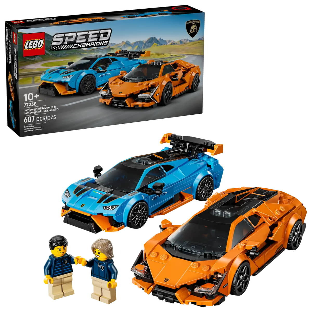 Lego Speed Champions Lamborghini Revuelto & Huracan για 10+ Ετών 607τμχ
