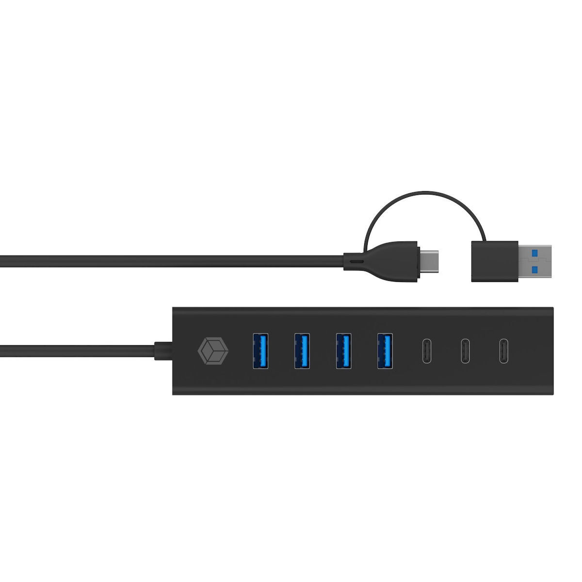 Icy Box USB 3.2 Hub 7 Θυρών με σύνδεση USB-A / USB-C - Image 3
