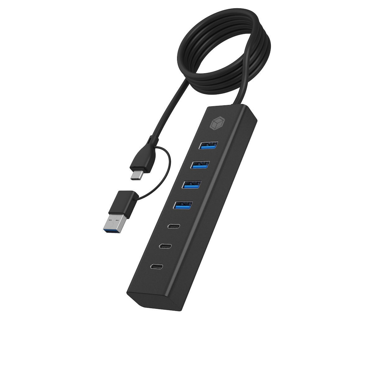Icy Box USB 3.2 Hub 7 Θυρών με σύνδεση USB-A / USB-C - Image 5