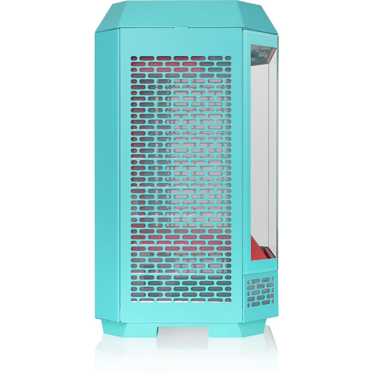 Thermaltake The Tower 250 Gaming Mini Tower Κουτί Υπολογιστή με Πλαϊνό Παράθυρο και RGB Φωτισμό Mint Strawberry - Image 3