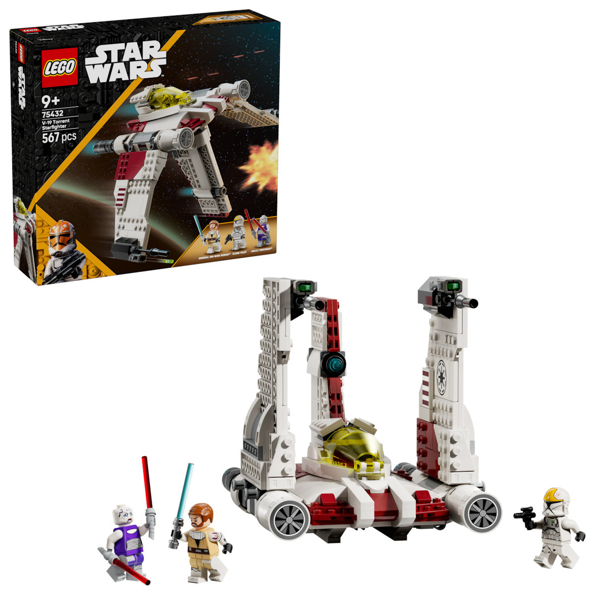 Lego Star Wars V-19 Torrent Starfighter για 9+ Ετών 567τμχ