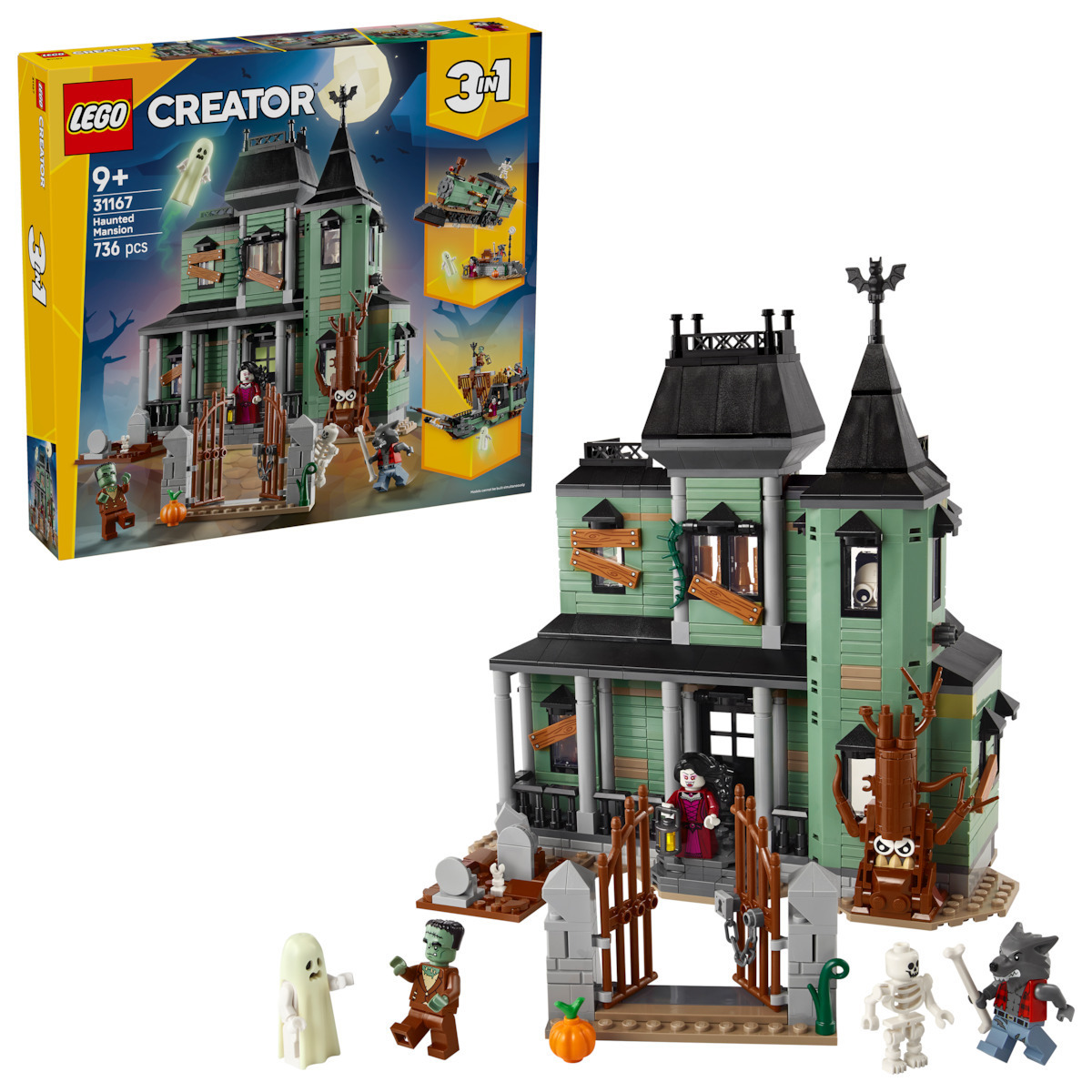 Lego Creator Στοιχειωμένο Μέγαρο για 9+ Ετών 736τμχ - Image 3