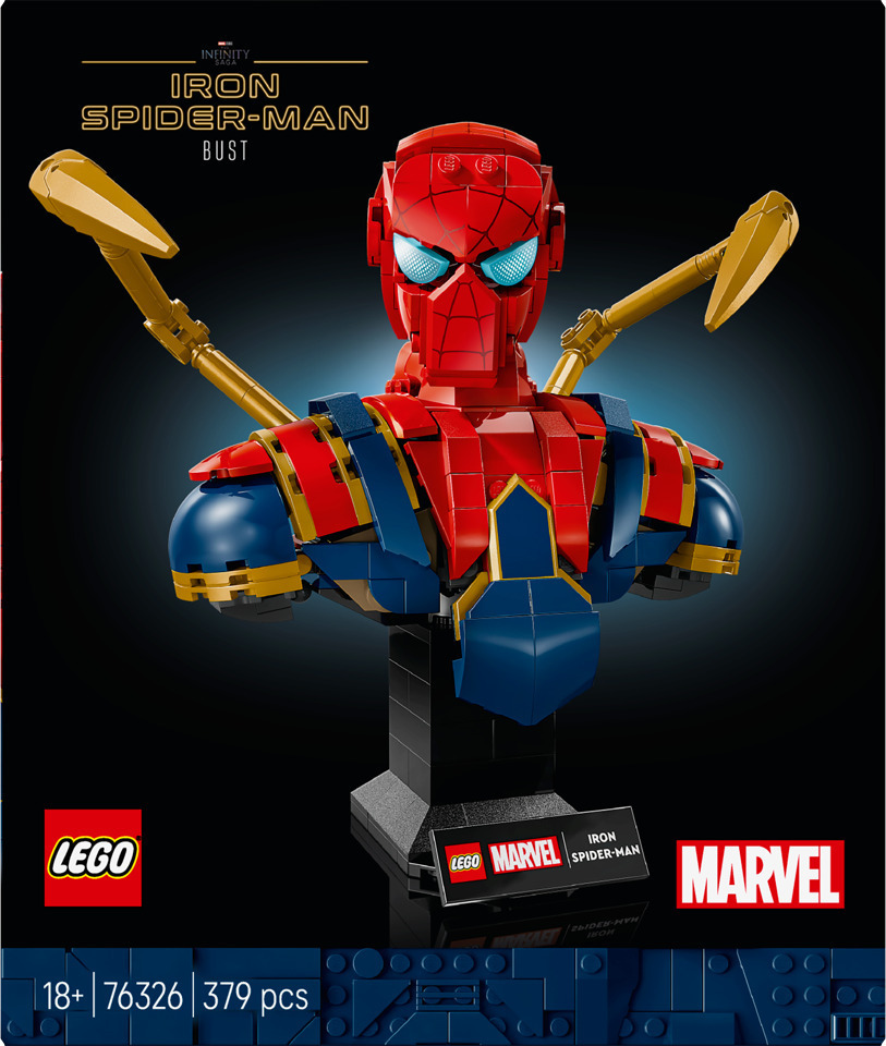 Lego Super Heroes Iron Spiderman Bust για 18+ Ετών 379τμχ - Image 3