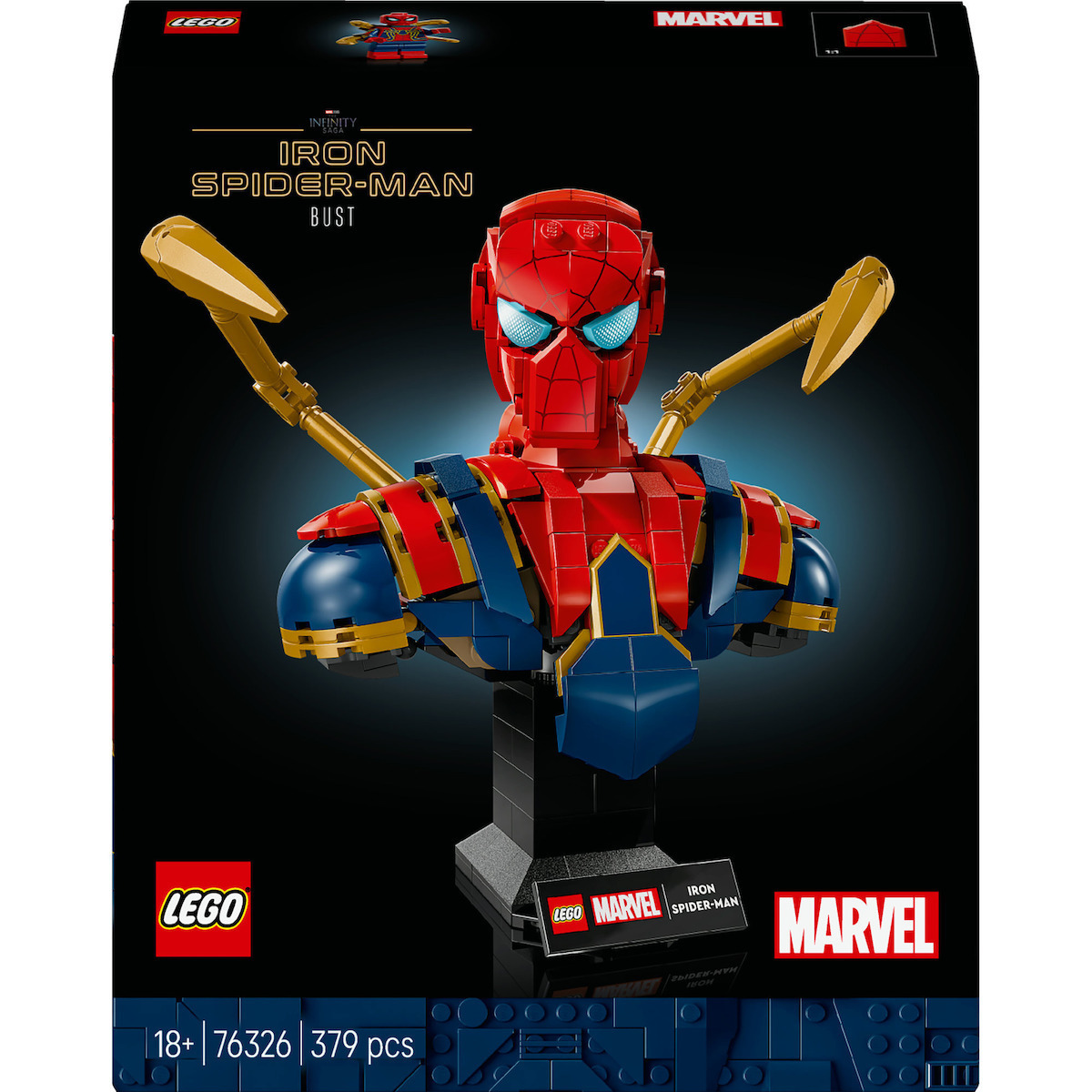 Lego Super Heroes Iron Spiderman Bust για 18+ Ετών 379τμχ - Image 2