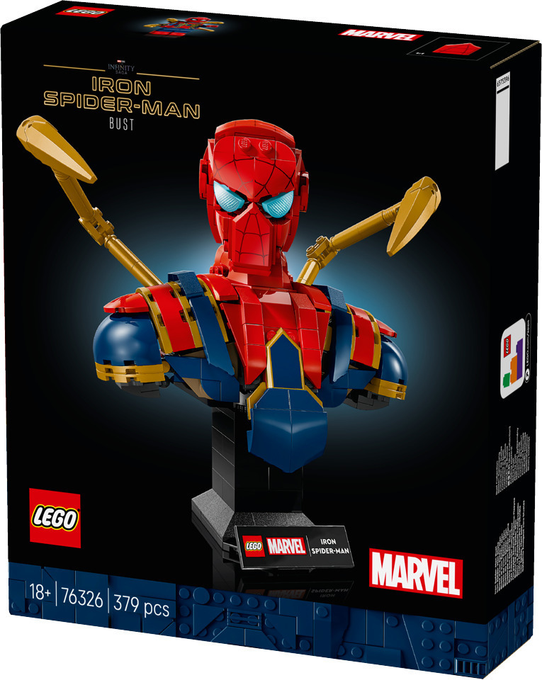 Lego Super Heroes Iron Spiderman Bust για 18+ Ετών 379τμχ - Image 4