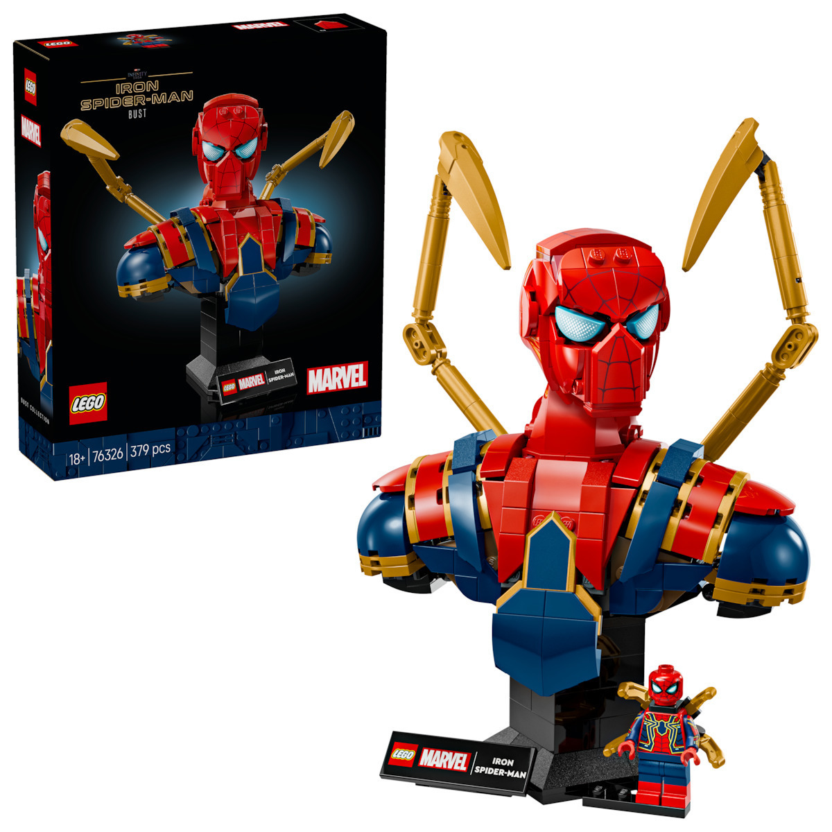 Lego Super Heroes Iron Spiderman Bust για 18+ Ετών 379τμχ - Image 5