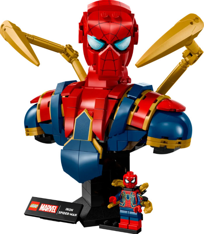 Lego Super Heroes Iron Spiderman Bust για 18+ Ετών 379τμχ - Image 7