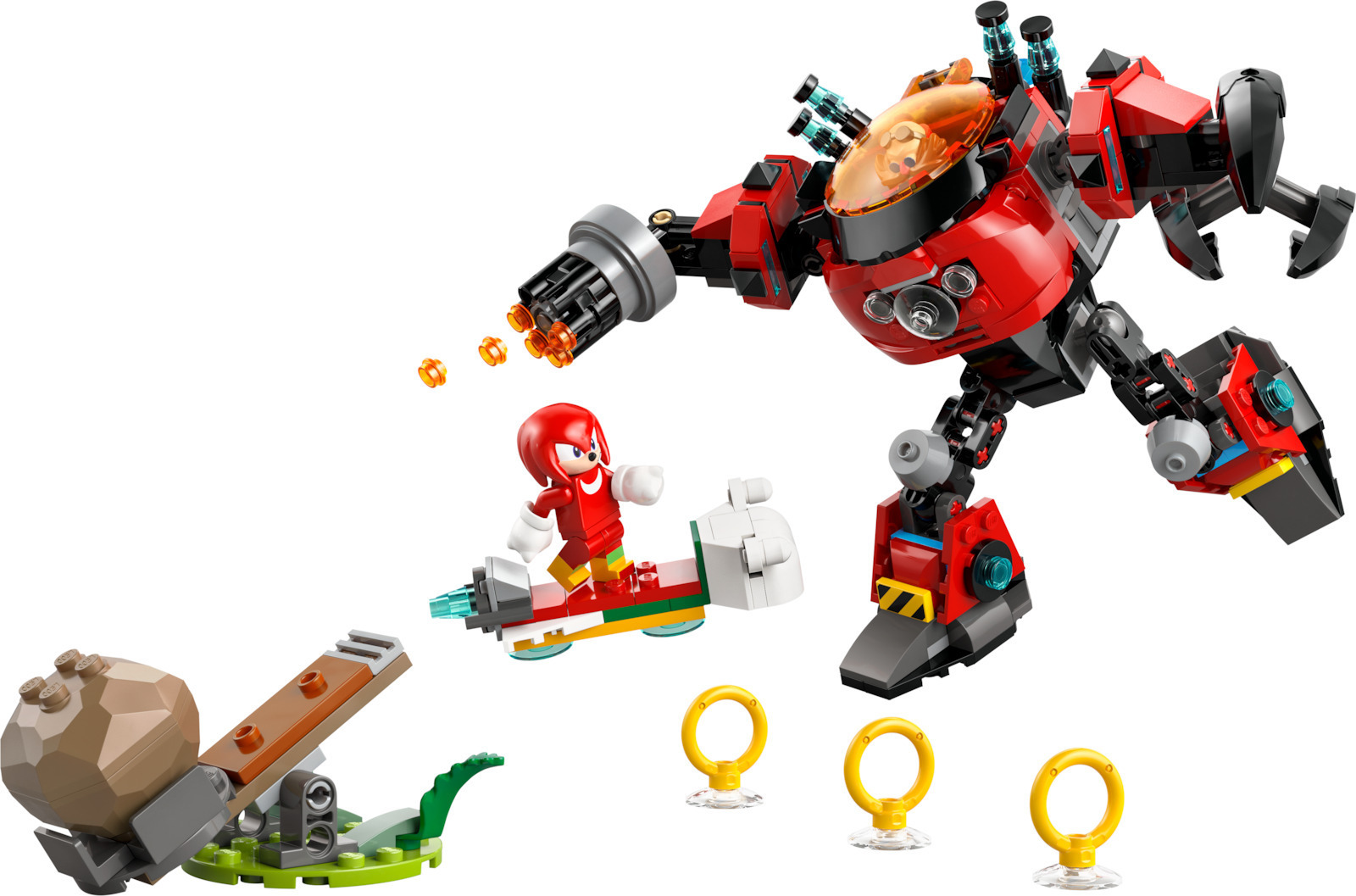 Lego Sonic Knuckles vs Dr. Eggman Egg Crusher Mech για 8+ Ετών 350τμχ - Image 2