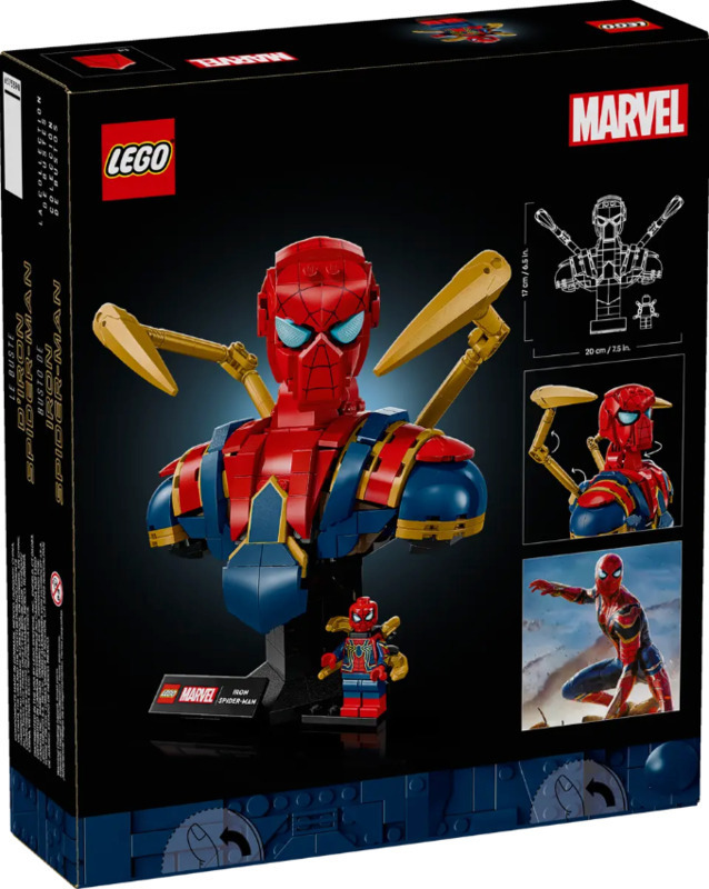 Lego Super Heroes Iron Spiderman Bust για 18+ Ετών 379τμχ - Image 12