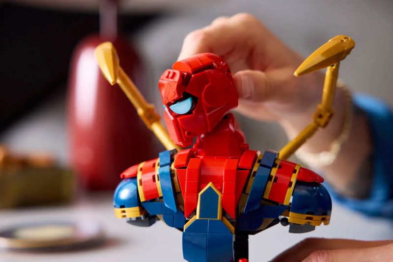 Lego Super Heroes Iron Spiderman Bust για 18+ Ετών 379τμχ - Image 11