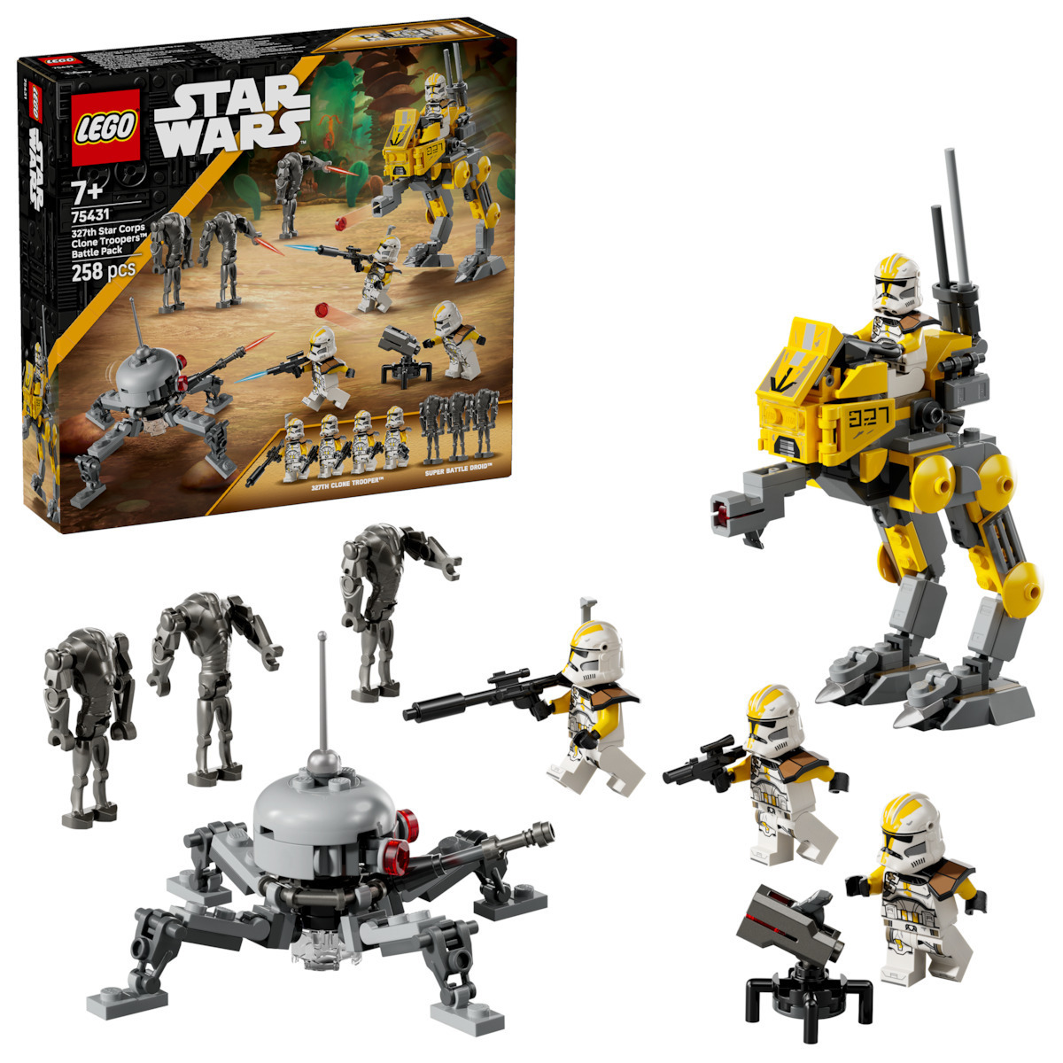 Lego Star Wars 327th Star Corps Clone Troopers για 7+ Ετών 258τμχ