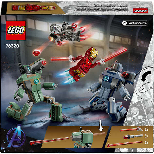 Lego Super Heroes Iron Man & War Machine για 7+ Ετών 204τμχ - Image 4