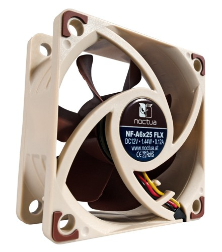 Noctua NF-A6x25 FLX Case Fan 60mm Καφέ - Image 4