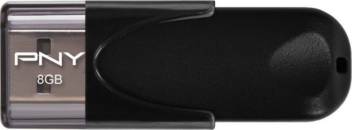 PNY Attaché 4 8GB USB 2.0 Μαύρο
