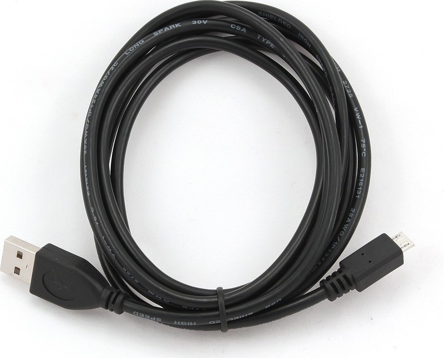 Cablexpert USB 2.0 Cable USB-A male - micro USB-B male 1m (CCP-MUSB2-AMBM-1M) - Image 2