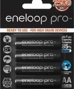 Panasonic Eneloop Pro AA 2500mAh 1.2V 4τμχ