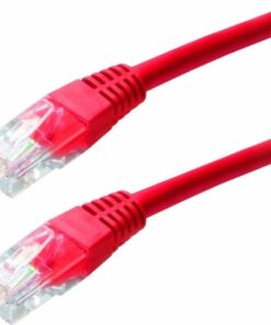 U/UTP Cat.5e Cable 0.25m Κόκκινο