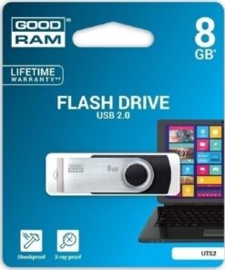 Alternative view of GoodRAM UTS2 8GB USB 2.0 Stick Μαύρο