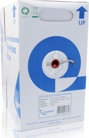 Cablexpert U/FTP (STP) Cat.5e Καλώδιο Δικτύου Ethernet χωρίς ακροδέκτες 305m Γκρι 1τμχ FPC-5004E-SO