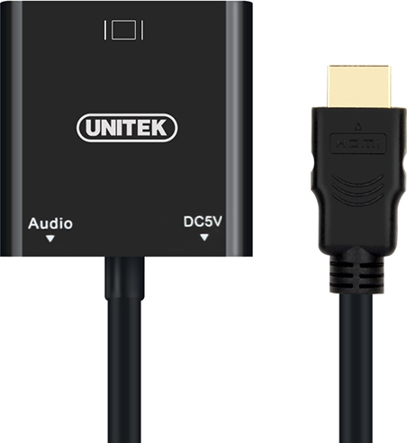 Unitek HDMI male σε 3.5mm / VGA female (Y-6333) - Image 2