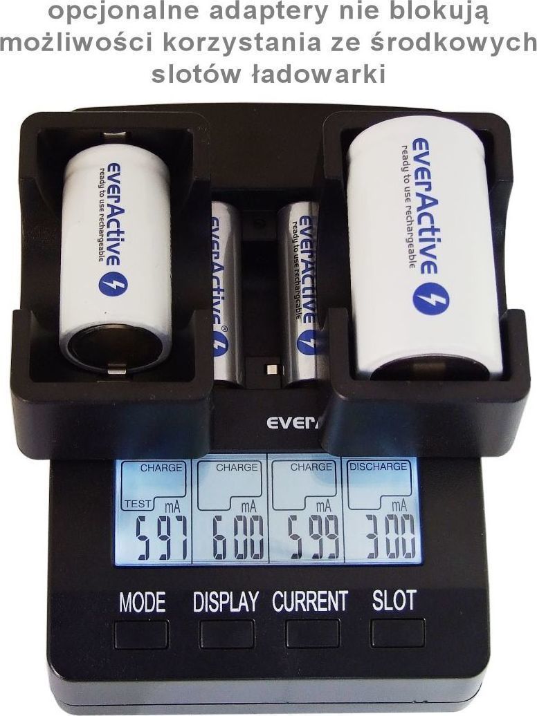 everActive NC-3000 Φορτιστής 4 Μπαταριών Ni-Cd/Ni-MH Μεγέθους AA/AAA/D - Image 7