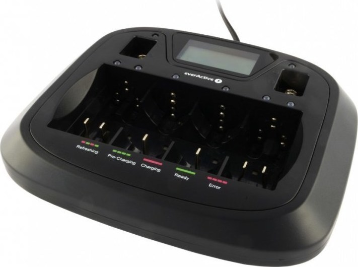 everActive NC-900U Φορτιστής 8 Μπαταριών Ni-Cd/Ni-MH Μεγέθους AA/AAA/9V/D - Image 3