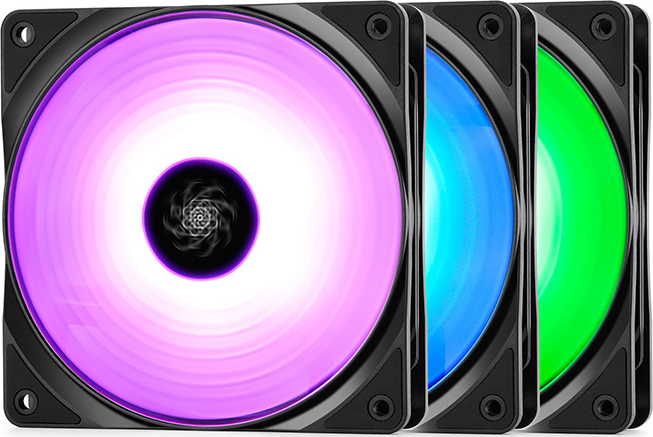 Deepcool RF 120 Case Fan με ARGB Φωτισμό και Σύνδεση 4-Pin PWM 3τμχ - Image 4