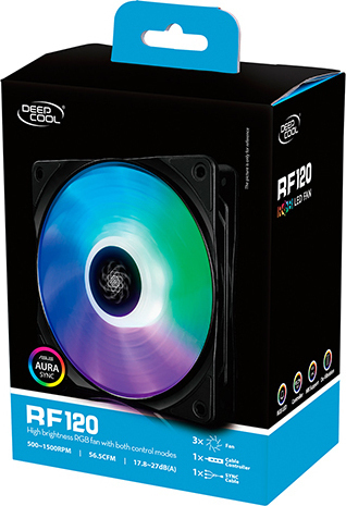 Deepcool RF 120 Case Fan με ARGB Φωτισμό και Σύνδεση 4-Pin PWM 3τμχ - Image 10