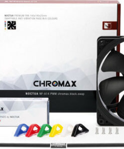 Alternative view of Noctua NF-A14 chromax.black.swap Case Fan 140mm