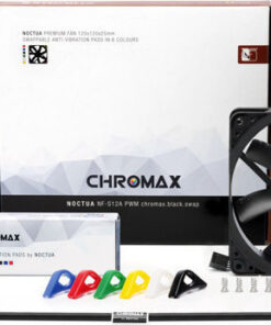 Alternative view of Noctua NF-S12A chromax.black.swap Case Fan 120mm