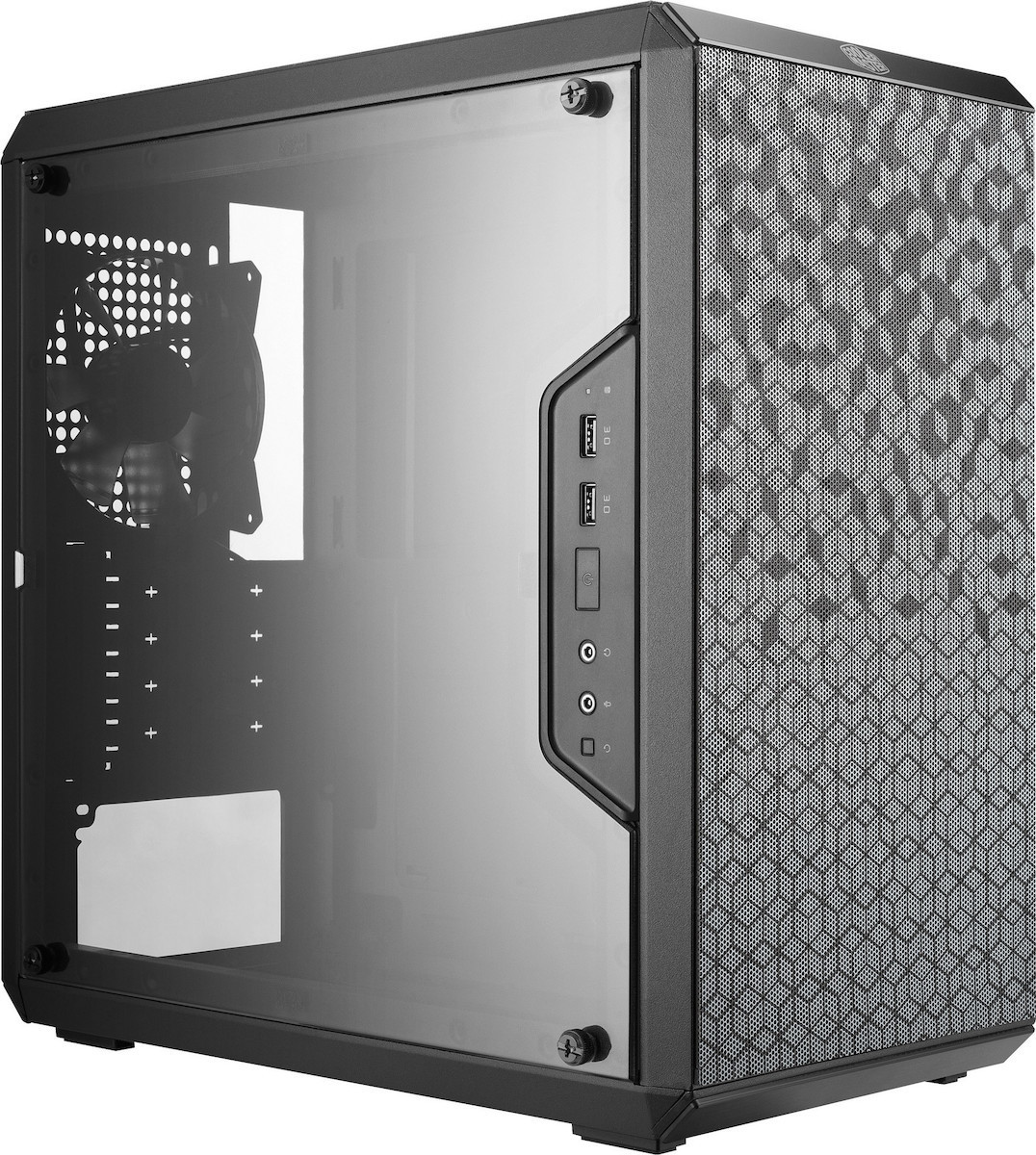 CoolerMaster MasterBox Q300L Gaming Mini Tower με Πλαϊνό Παράθυρο