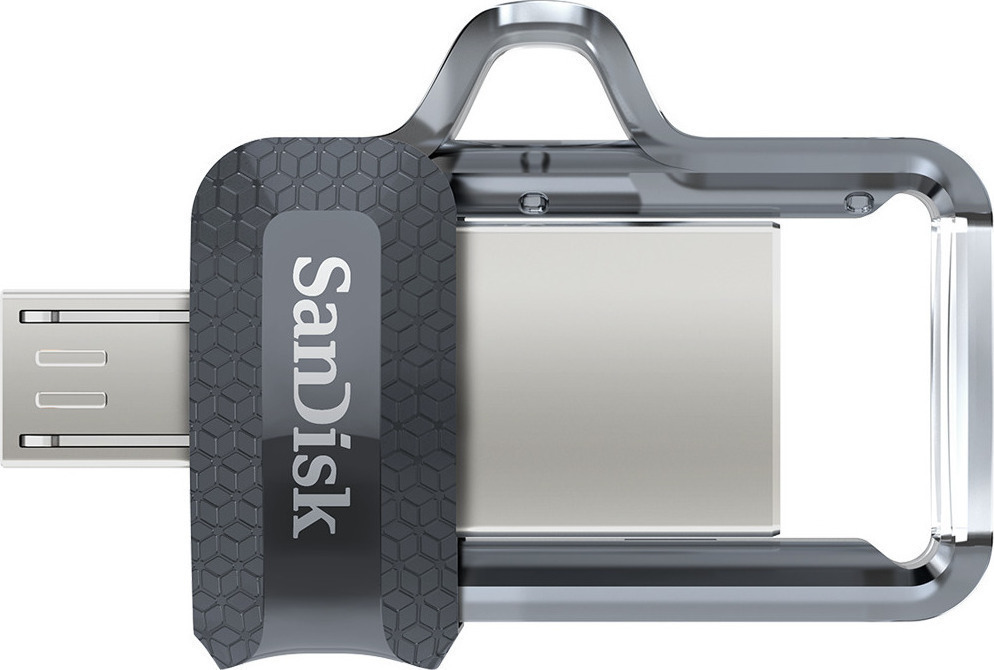 Sandisk Ultra Dual Drive M3.0 256GB USB 3.0 Stick με σύνδεση USB-A & micro USB-B Μαύρο - Image 2
