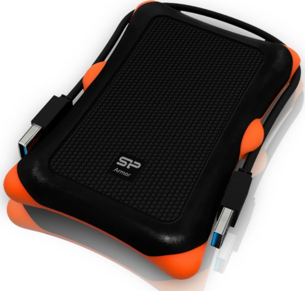 Silicon Power Armor A30 USB 3.0 Εξωτερικός HDD 1TB 2.5" Μαύρο/Πορτοκαλί - Image 3