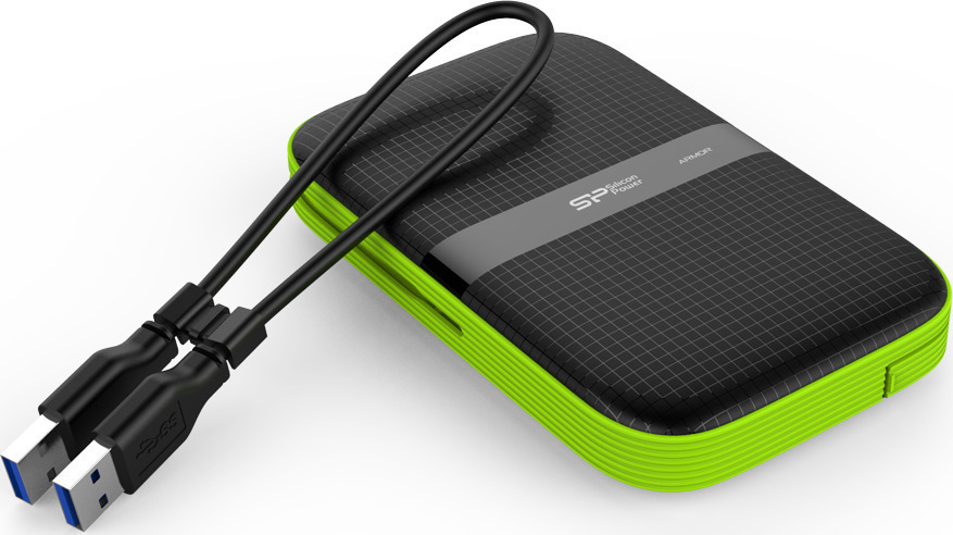 Silicon Power Armor A60 USB 3.1 Εξωτερικός HDD 4TB 2.5" Μαύρο/Πράσινο - Image 6