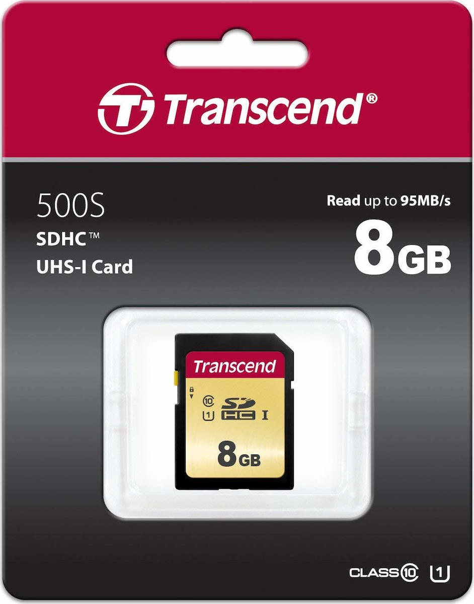 Transcend 500S SDHC 8GB Class 10 U1 UHS-I - Image 2